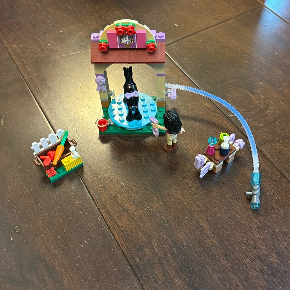 Retired Lego friends Foal’s Washing Station.